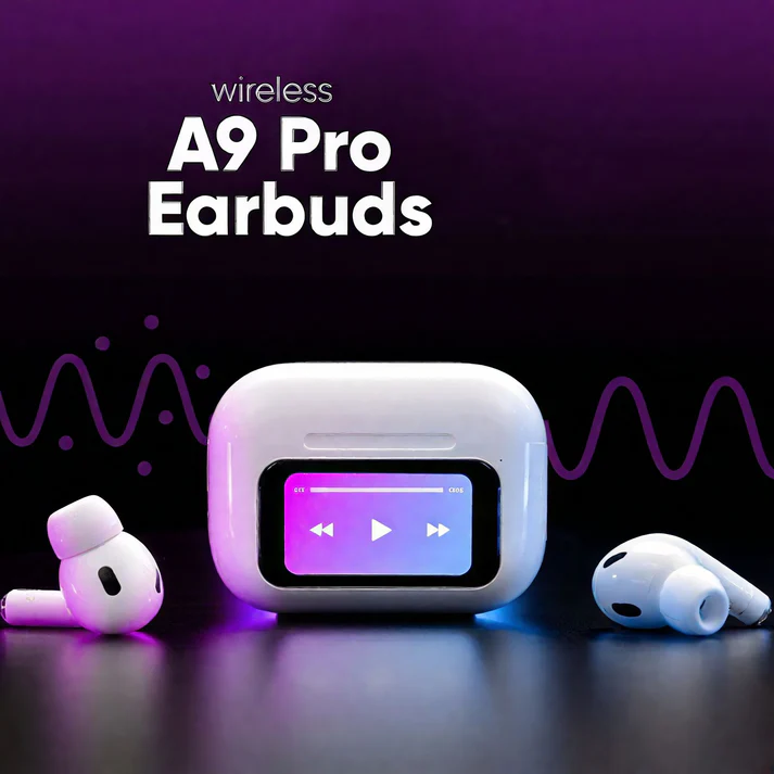 A9 Pro Wireless Earbuds (App Support)